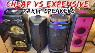 Comparing Budget VS Premium Party Speakers - Surprising Verdict!