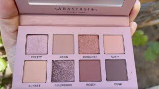 ANASTASIA BEVERLY HILLS MINI GLAM TO GO PALETTE SWATCHES