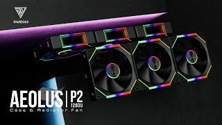 GAMDIAS AEOLUS P2-1203U High Performance PWM ARGB Fans | New Era of Cooling