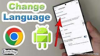 Easy Tutorial - How to Change Language on Chrome App Android