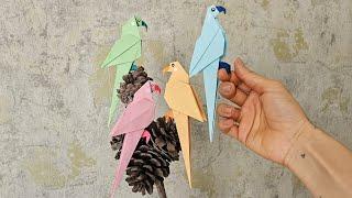 How To Make a Paper Parrot? | Kağıttan papağan nasıl yapılır?   #origami