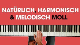 PIANOSNACKS | Harmonisch & Melodisch Moll | Klavier lernen