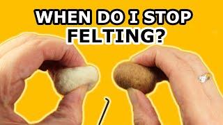 When do I stop stabbing? Needle Felting for Beginners