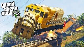 GTA 5 Myth *BUSTED* You CAN Blow Up The Train!! (GTA 5 Mods Gameplay)