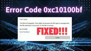 How To Fix 0xc10100bf Error: This File Isn’t Playable? | Video Guide | Rescue Digital Media