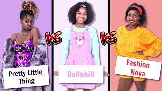 FASHION NOVA vs DOLLSKILL vs PRETTY LITTLE THING | Runway Rivalry - Onyx Life