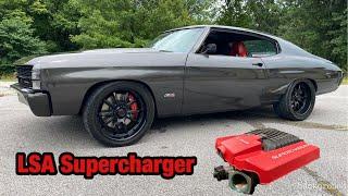 Supercharging My LS Swap Chevelle! LSA Supercharger Install