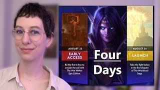 Early Access is Four Days, Actually and Doubled Bronze Caches in Remix! Saturday WoW News