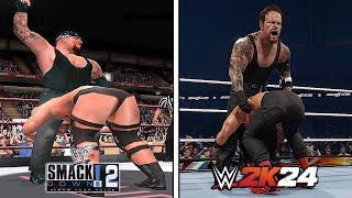 The Undertaker "The Last Ride" Evolution in WWE Games !!! (WWF Smackdown 2 - WWE 2K24)