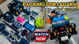 PACKING for NASHIK to LADAKH BIKE RIDE | HIMALAYAN 2024 | LADAKH BIKE TRIP 2024