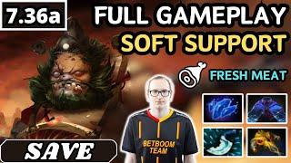 7.36a - Save PUDGE Soft Support Gameplay - Dota 2 Full Match Gameplay