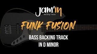 Funk Fusion Bass Backing Track in D Minor