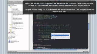 Basic RSS Reader Dapp iPhone SDK Tutorial