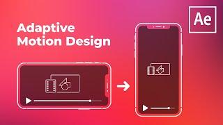 Resizable Scene in After Effects - Tutorial - Adaptive Motion Design