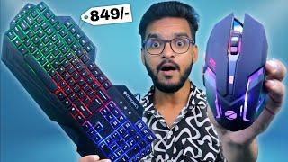 I Bought ₹849 COMBO Gaming Keyboard & Mouse With RGB Light | Zebronics Optimus