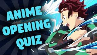 GUESS THE ANIME OPENING QUIZ CHALLENGE [VERY EASY - OTAKU]