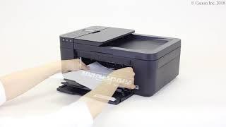 Removing jammed paper: inside printer (TR4500 series / E4200 series)