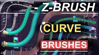 ZBrush - Everything About CURVE Brushes (In 5 MINUTES!)