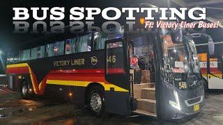 Bus Spotting in CCQ Bus Stop & Resto | Featuring Victory Liner Buses of Cagayan Valley!!