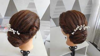 Sanggul Modern Mudah dan Simpel (easy hairdo updo hairstyle)