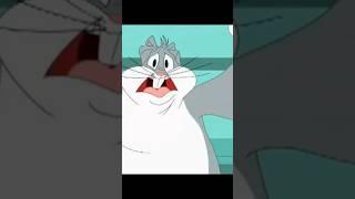 Bugs Bunny gets fat and dives into a pool #shorts #cartoon #weightgain #looneytunes