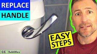 How to replace a toilet handle flush lever - How to replace a cistern lever handle