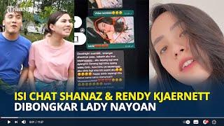 ISI Chat Mesra Shanaz Sadiqah & Rendy Kjaernett Dibongkar Istri, Netizen Sebut Alay Hingga Jijik!
