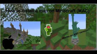 How to install a minecraft map for 1.17.1 (MAC)