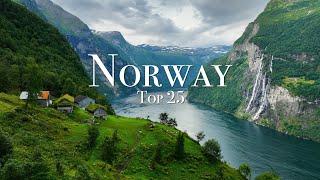 Topp 25 steder å besøke i Norge - Reiseguide