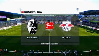 Freiburg vs RB Leipzig | Schwarzwald-Stadion | 2020-21 Bundesliga | PES 2021