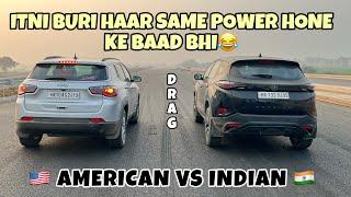 JEEP COMPASS VS TATA HARRIER : DRAG RACE 