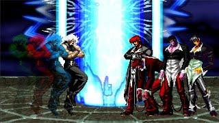 The King of Fighters (MUGEN) | New Final Rugal vs Orochi Iori Team