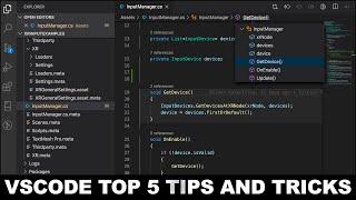 VSCode Top 5 Tips And Tricks - Remove Unnecessary usings, Navigation, Git, PartialDiff, and Terminal