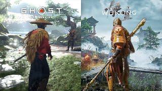 Black Myth: Wukong vs Ghost of Tsushima | Side by side Comparison