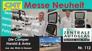 112 Glasfenster von Zentrale Autoglas- Messe Neuheit auf der CMT in Stuttgart