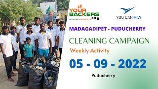 05th Sep 2022 Eliminate Plastics -  Cleanup Drive by Yourbackers Foundation Madagadipet