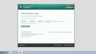 How to activate during installation - Kaspersky Internet Security 2014