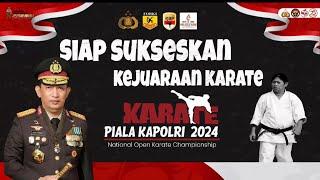 Siap Sukseskan Kejuaraan Karate Piala Kapolri 2024