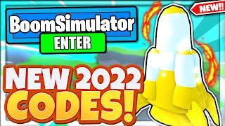 (2022) ALL *NEW* SECRET OP CODES In Roblox Boom Simulator!