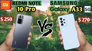 Samsung Galaxy a33 5G vs redmi note 10 Pro