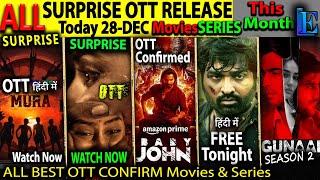 BABY/JOHN OTT Release 28-DEC l Hindi Movies Web-Series Dashmi, Gunaah2, MuraHindi, Sindhubaadhhindi