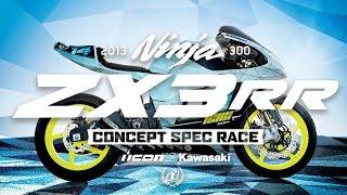 ICON X Kawasaki ZX3-RR Concept Spec Race Bike