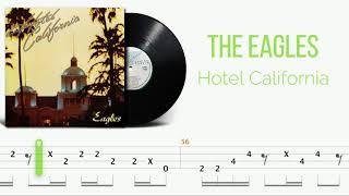 How To Play The Eagles - Hotel California  [Bass Tabs Tutorial] - [Interactive Tabs On Screen]