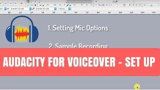 Audacity Basics for VoiceOver Audio