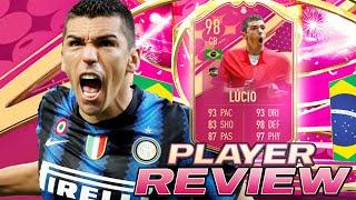 98 FUTTIES HEROES LUCIO PLAYER REVIEW - FIFA 23 ULTIMATE TEAM