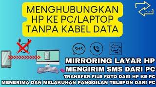 100% Berhasil!!! Cara Menghubungkan HP ke PC / Laptop Tanpa Kabel Data