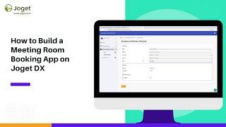 How to Build a Meeting Room Booking App on Joget DX