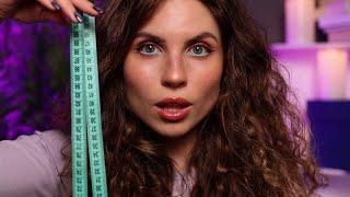 ASMR Can I Touch Your Face? Examining & Measuring Your Face | Up Close Personal Attention