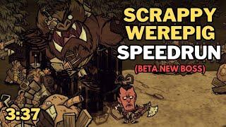 Scrappy Werepig in 3 minutes | Speedrun (Wr, Unseeded, Beta) - Don't Starve Together
