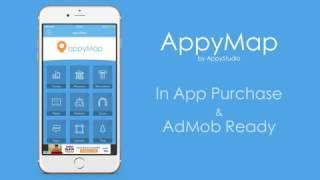 appyMap - XCode iOS Map App Template for Location and City Guide